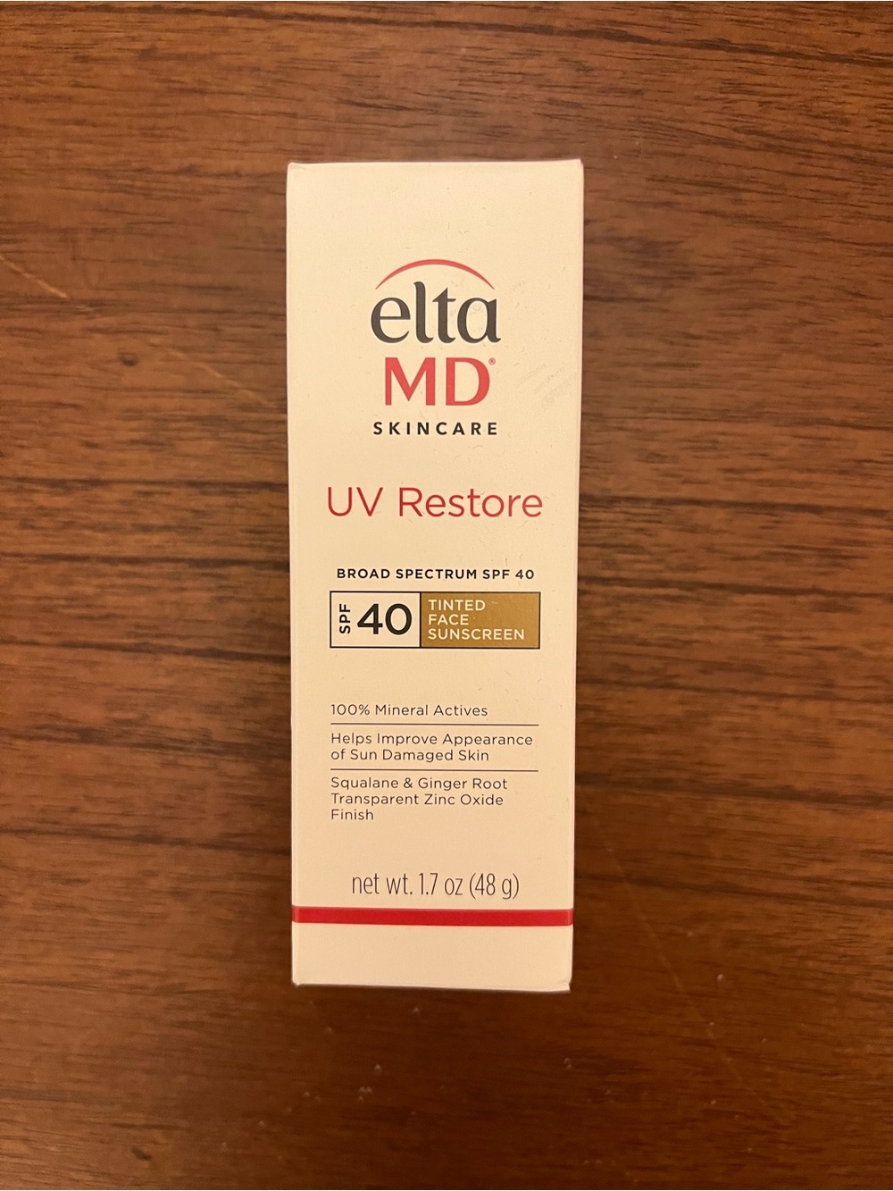 EltaMD UV Restore Tinted Face Sunscreen spf 40 NEW IN BOX 1.7oz 48g Full Size